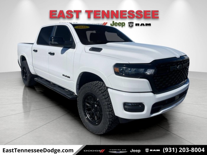 lowest $52,583 in CROSSVILLE 2026 RAM 1500 BIG HORN/LONE STAR